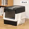 Caixa de Areia Extra Grande Mais Vendida da Amazon, Totalmente Fechada Estilo Gaveta, Vaso Sanitário para Gatos Removível e Lavável, Desodorizante e à Prova de Salpicos, Atacado