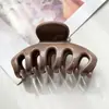 Presilha de Cabelo Grande Colorida em Formato de Abóbora da Amazon, Feita de ABS, para Pentear Cabelos com Muito Volume e Criar um Coque na Parte de Trás da Cabeça