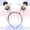 Wang Sulong 3D Primavera Faixa de Cabelo Headband Grampo de Cabelo Merchandising de Concerto Suporte Imagem
