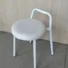 Taburete Creativo Ins para Vestir Taburete Pequeño Moderno Taburete de Sala de Estar Taburete de Ocio Taburete Simple Taburete para Manicura en Casa Taburete de Maquillaje con Respaldo