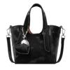 Estilo Coreano Casual Simple Moderno de Alta Gama Portátil Bolso Tipo Cubo Femenino Versátil Color Sólido Bandolera Bolso Suegra