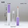 Tubo Vazio para Delineador 4,5ml em Estoque com Tampa Spray Redonda, Adequado para Sérum de Crescimento de Cílios/Líquido de Delineador/Cola para Alongamento