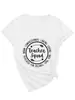 Talla Grande 100 kg Estilo High Street Americano Estampado de Letras Holgada Adelgazante Manga Corta Camiseta para Mujer Verano Cuello en V Top