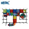 Castillo travieso grande personalizado, parque infantil, centro comercial, tobogán familiar, trampolín, instalación de expansión, equipo de juegos interior