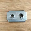 Tubo quadrado de chapa metálica porca de inserção conector de solda interna de tubo peça dentada de rosca interna aço inoxidável luva interna de tubo redondo rosca porca embutida