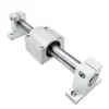 Soporte Central de Eje Óptico Sfhk Aleación de Aluminio Pieza de Fijación de Eje Óptico Soporte de Eje Guía Asiento de Soporte Vertical Sujetador de Varilla Óptica
