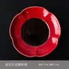 Palácio Imperial Bule de Porcelana Esmaltada Vermelha Xícara de Chá Conjunto de Chá Kung Fu Bule Doméstico Utensílios de Chá Literários Femininos Trabalhador de Chá