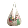 Bolso tejido de un solo hombro nuevo para viajes de verano, de mano, bolso tejido popular para mujer, moderno bolso de malla tejida de paja para playa, elegante