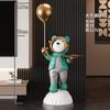 Espaço Urso Chão Ornamentos de Armazenamento Sala de Estar Hotel Club TV Armário Decorações Laterais homewarming presente-dar artesanato