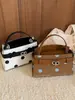 Bolsa de Mão de Bolinhas Mini Nicho para Mulheres, Novo Estilo Primavera 2026, Bolsa de Ombro/Axila Casual de Alta Qualidade e Estilosa