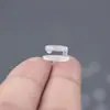 Acessórios para Sapatos Croc Fivela Transparente em Forma de I para Solado 12 Fivelas de Reparo para Sapato Fivela com Letra Peças Fixas para Sapato Preto 8/10mm