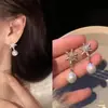 Aguja de plata 925, diseño de nicho, aretes de puesto de mercado nocturno, fuente mayorista, aretes de moda estilo coreano, aretes populares