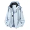 Chaqueta Impermeable Deportiva, Ropa de Trabajo, Chaqueta Cortavientos de Polar Transfronteriza, Forro de Plumas, Chaqueta Tres en Uno Hecha a Medida