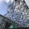 Malla Ignífuga para Ventilación y Reducción de Ruido. Techo Metálico de Stock Listo del Fabricante Estructura de Acero Ventilación y Reducción de Ruido Red de Aislamiento Acústico. Malla de Ventilación y Reducción de Ruido