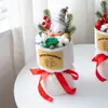 [Personalização para Pedidos Pequenos] Boneca de Natal Boneca Desenho Animado Buquê para Namorada e Melhor Amiga Balde de Abraço Boneca Sem Rosto