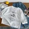 Ropa de Protección Solar para Niños Camiseta de Manga Larga 2026 Verano Nuevo Estilo Niños y Niñas Corte Holgado Estilo Coreano Top Versátil