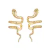 Pendientes con Forma de Serpiente No Requieren Perforación, Pendientes de Serpiente Estilo Dulce Oscuro y Picante, Pinzas para Orejas de Serpiente con Diseño de Textura Única, Venta Caliente Transfronteriza
