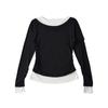 Camiseta de Manga Larga de Personalidad Nicho con Costuras Falsas de Dos Piezas Otoño e Invierno 2024 Nueva Simple Versátil Camiseta Base Top Moda de Mujer