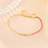 Pulsera de Plata de Ley S925 Chapada en Oro Yiluyin con Nudo de Bambú de Moda para el Año de Nacimiento, Exquisita Joyería de Año Nuevo