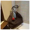 Moda Japonesa Coreana Exquisito Estampado de Leopardo Sensación de Alta Gama 2026 Nuevo Artículo de Otoño para Mujer Bolso Tote Grande de Hombro Único de Mano Cruzado