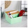 Caja de Pañuelos Simple Japonesa para Baño Creativa Cubierta de Madera Multifuncional para Hogar Sala de Estar Caja de Plástico para Almacenamiento de Pañuelos de Papel y Controles Remotos