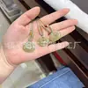 Colgante de Jade Hotan Natural, Hebilla de Paz de Jaspe de Jade Hotan de Xinjiang, Colgante de Candado de Nube Propicia, Collar con Cadena para Clavícula de Jade Hotan