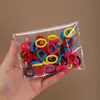 Nuevo Set Lindo de Gomas para el Cabello para Niñas Cuerdas para el Cabello de Dibujos Animados Alta Elasticidad No Daña el Cabello Accesorios para el Cabello Dulces y Femeninos