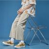 Pantalones de Seda de Hielo con Caída para Hombre Verano Sueltos Modernos Marca Estudiante Pantalones Rectos Cortos para Hombre Pantalones Deportivos Casuales para Hombre