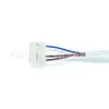 Cable de Conexión para Equipo Ph2.0, Personalizado SMC PA2.0 de 5 Pines con Carcasa de Goma a Cable de 3 Conductores con Terminales Abiertos
