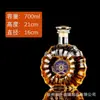 Botella de vino de vidrio blanco cristal 750ml botella de vino extranjera 500ml botella de vino tinto whisky brandy botella de vino vacía procesamiento