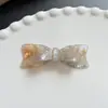 Fábrica de origen Accesorios de lazo multicolor estilo coreano Pinzas para el pelo y pinzas laterales Materiales hechos a mano para DIY en stock, personalizable