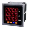 Medidor Combinado de Voltaje Corriente Potencia AC/DC Monofásico con Pantalla Digital Comunicación 485 Alarma Voltaje Corriente Potencia Trifásica