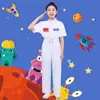 Disfraces de Astronauta para la Ceremonia de Apertura de los Juegos Deportivos, Trajes de Presentación para Niños, Trajes de Aviación, Trajes Espaciales, Disfraces de Astronauta para Presentaciones del 1 de Junio