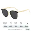 Gafas de Sol Gm Iguales a las de Celebridad de Internet para Mujer para Salir en Verano, Gafas de Sol Blancas de Gama Alta para Hombre, Gafas Anti-UV para Exteriores