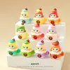 Venda Quente Boneca Fofa Kawaii de Grãos Ornamento Pequeno de Resina para Desktop Acessórios DIY Brinquedo Tendência Transmissão ao Vivo Sacola Surpresa Acessórios para Bonecas Pequenas