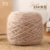 Novelos Grandes de 0,15kg de Fio de Esquilo Atacado Fio de Espessura Média para Tricô à Mão Fio de Crochê Artesanal DIY Fio para Chapéu Fio para Casaco com Fios Brilhantes