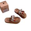 Meias-pantufas Estilo Birkenstock Fechadas com Contas Retrô 2026 Outono Nova Versão Coreana Slip-On Feminino Pantufas Preguiçosas Foscas