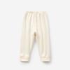 Pantalones largos de bebé para primavera, otoño e invierno, pantalones sencillos de abrigo para bebé, con entrepierna abierta, pantalones de hilo interior para niños y niñas, pantalones cálidos para niños