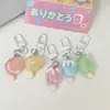 Lindo Llavero de Paleta de Hielo Dibujo Animado Estudiante Juguete de Comida Accesorios para Bolsas de Niña Colgante Pareja Mejor Amigo Pequeño Regalo Al por Mayor