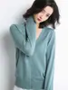 Chaqueta Cárdigan de Color Sólido para Mujer, Suéter Casual de Punto Corto con Cuello en V para Primavera/Otoño, Top Holgado Negro de Manga Larga, Moderno