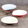 Pratos de Melamina Comerciais Imitação de Porcelana Formato Irregular Louças Criativas Pratos para Restaurante Privado Pratos Frios de Hotel Pratos para Saltear Pratos de Jantar de Hotel