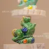 Luoyang Wenchuang Tang Sancai Caballo Gordo Pequeño Adornos de Cerámica Regalo de Acompañamiento de Viaje Souvenirs Lindo Potro Decoración del Hogar
