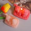 DIY Pegamento Bebé Durmiendo Ángel Bebé Jabón Hecho a Mano Horneado Pastel Aromaterapia Yeso Vela Molde de Silicona