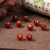Doze Zodíaco Contas Naturais Soltas Contas de Ágata Vermelha DIY Pulseira de Contas de Buda Contas Redondas Contas Espaçadoras Acessórios de Joias Fabricante Entrega Direta