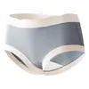 Ropa interior simple de modal estilo verano 2026 de cintura media para mujer, fina, sin marcas, algodón puro, entrepierna antibacteriana