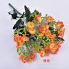 Orquídea mijo de simulación al por mayor decoración para el hogar flor de seda cerca arreglo floral flor de simulación pequeño ramo de flores de fruta de Milán