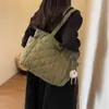 Otoño e Invierno Nuevo Estilo Coreano Ropa de Algodón Bolso de Mujer Simple de Gran Capacidad para el Trabajo Bolso de Hombro Bolso Tote Casual Versátil de Mano