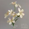 Arranjo de Chão com Flores Artificiais Cor de Champanhe, Rosa de Casamento, Hortênsia, Material de Flores para Corredor de Teto, Arranjo de Decoração para Auditório