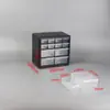 Caja de Almacenamiento para Artículos Varios de Escritorio Plástico Simple Tipo Cajón Compartimentada Caja de Herramientas para Piezas Clasificación y Organización Hogar Montado en Pared