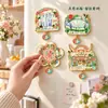 Serie Guizhou Imanes Metálicos para Refrigerador Huangguoshu Xijiang Qianhu Aldea Miao Montaña Jingfan Tianyan Periféricos Culturales y Creativos Imanes para Refrigerador